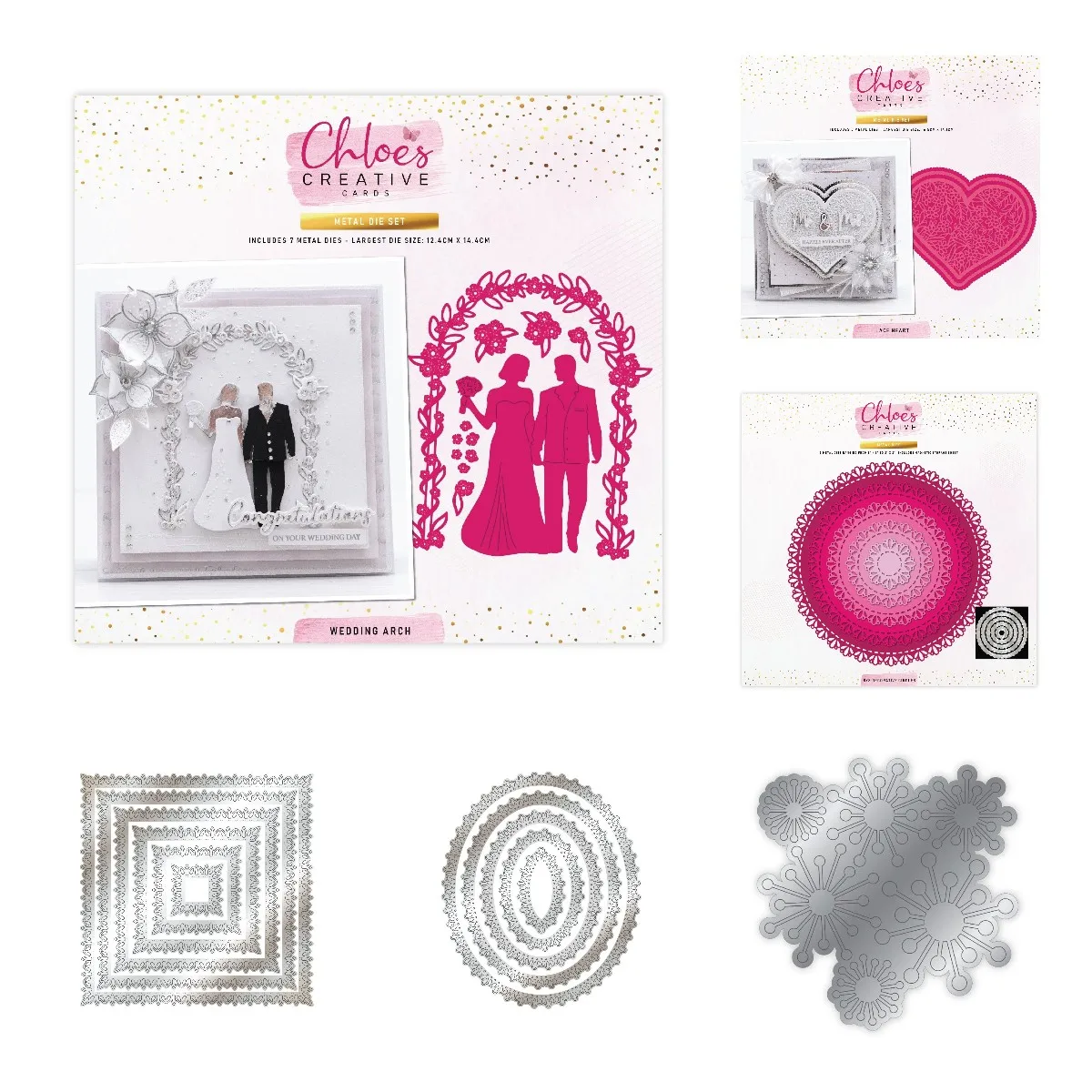 Wedding Arch Circle Crest Metal Cutting Die for DIY Scrapbook Album Paper Card Embossing Template
Wedding Arch Circle Crest Metal Cutting Die for DIY Scrapbook Album Paper Card Embossing Template