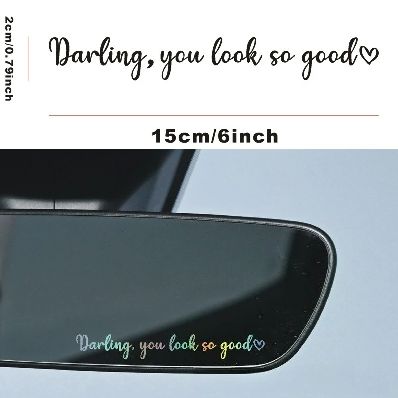High-quality Modified Car Stickers with English Characters "you Look So Good" Waterproof Sun-proof Non-fading and Personalized
High-quality Modified Car Stickers with English Characters "you Look So Good" Waterproof Sun-proof Non-fading and Personalized