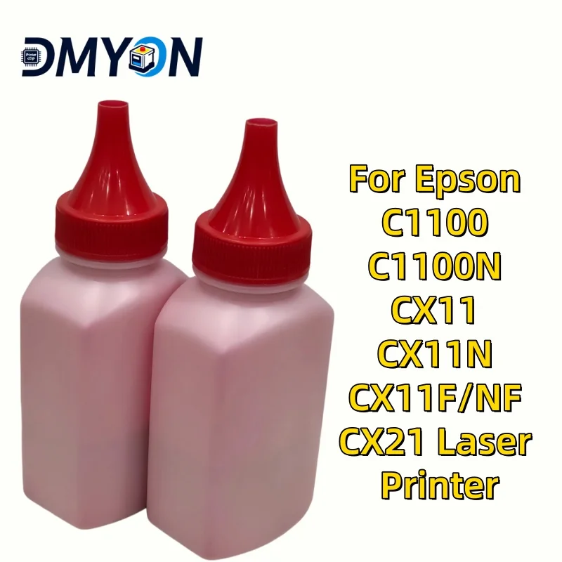DMYON Color Toner Powder Compatible for Epson C1100 C1100N CX11 CX11N CX11F/NF CX21 Laser Printer Cartridge Refill
DMYON Color Toner Powder Compatible for Epson C1100 C1100N CX11 CX11N CX11F/NF CX21 Laser Printer Cartridge Refill