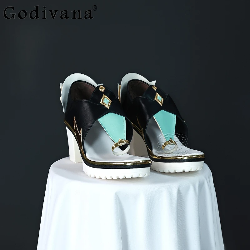 Women Cos Fashion Shoes Game Genshin Impact Cosplay Sandals Girls Anime High Heel Platform Fashion Casual Cute Shoes
Women Cos Fashion Shoes Game Genshin Impact Cosplay Sandals Girls Anime High Heel Platform Fashion Casual Cute Shoes