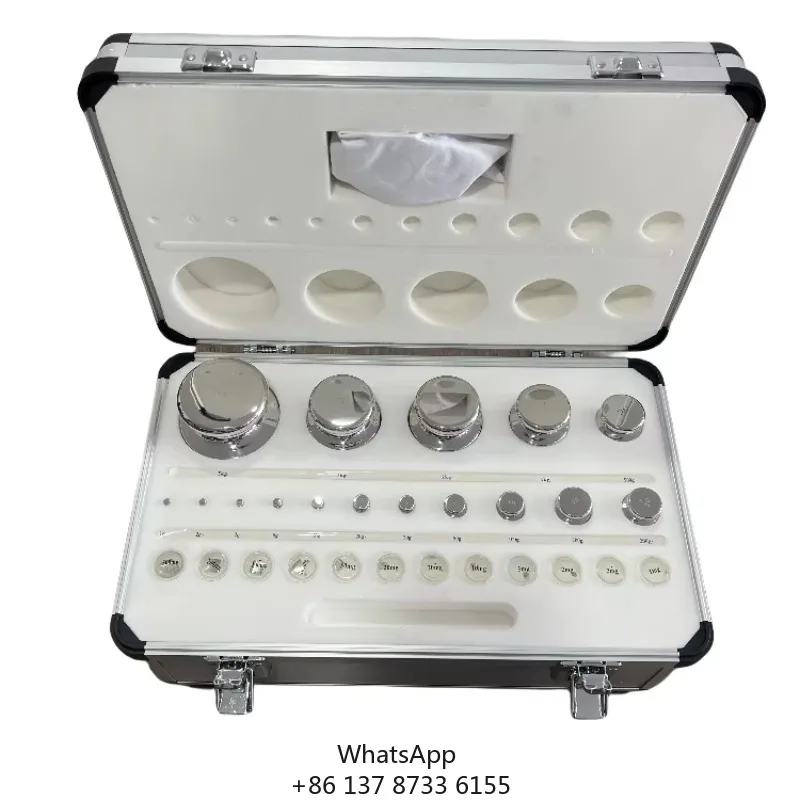 Вес дешевой цены F1 1 мг-5 кг 28 шт. Калибровочный вес Pesas Patron для прецизионных весов 0,1 г Набор весов для весов 
Вес дешевой цены F1 1 мг-5 кг 28 шт. Калибровочный вес Pesas Patron для прецизионных весов 0,1 г Набор весов для весов