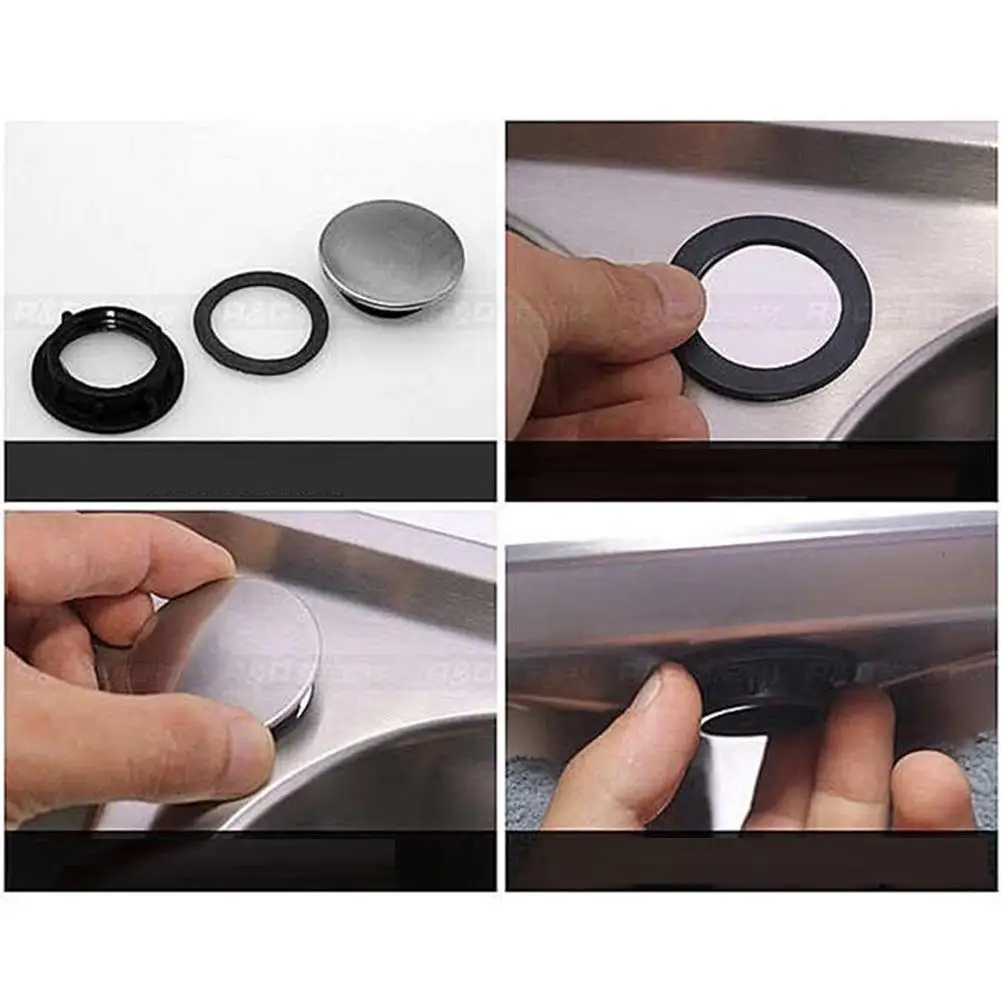 4 Pcs Sink Hole Cover Kitchen Basin Soap Drain Stopper Accessories Stainless Steel Durable Non Rust Standard Size Easy Install
4 Pcs Sink Hole Cover Kitchen Basin Soap Drain Stopper Accessories Stainless Steel Durable Non Rust Standard Size Easy Install