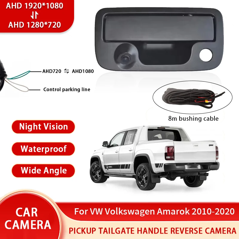 AHD 1080P NTSC Pickup Tailgate Handle Reverse Camera For VW Volkswagen Amarok 2010-2020 Waterproof Night Vision Backup Camera
AHD 1080P NTSC Pickup Tailgate Handle Reverse Camera For VW Volkswagen Amarok 2010-2020 Waterproof Night Vision Backup Camera