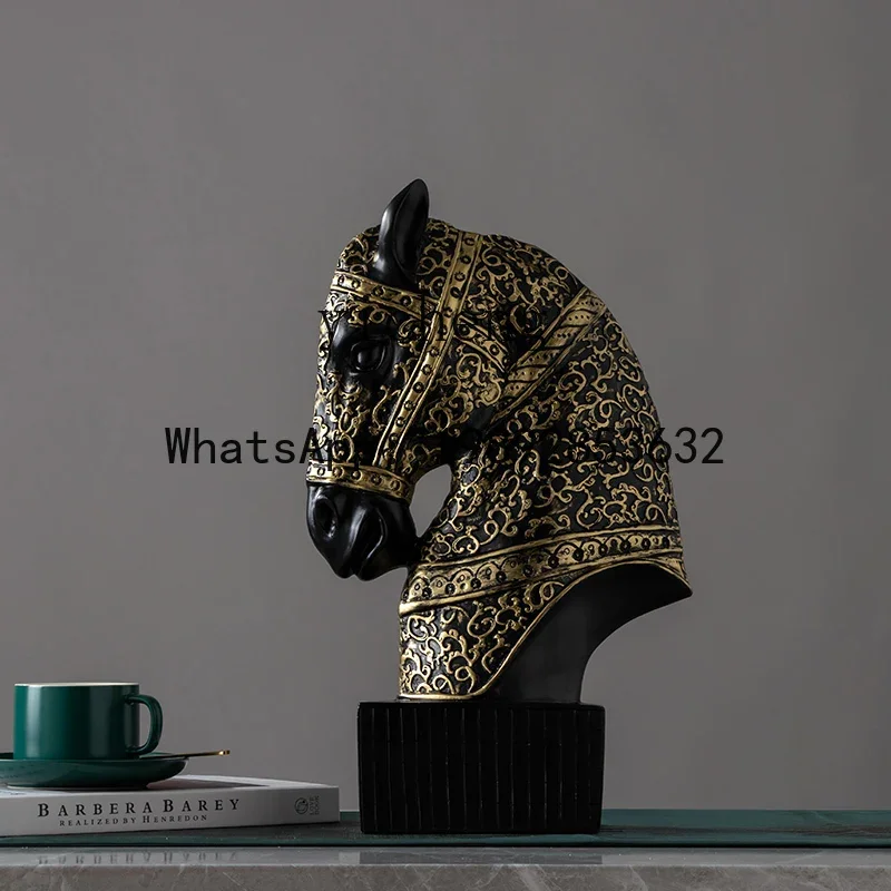 B1 European Style Creative Horse Head Decoration Office Home Desktop Craft Ornament
B1 European Style Creative Horse Head Decoration Office Home Desktop Craft Ornament