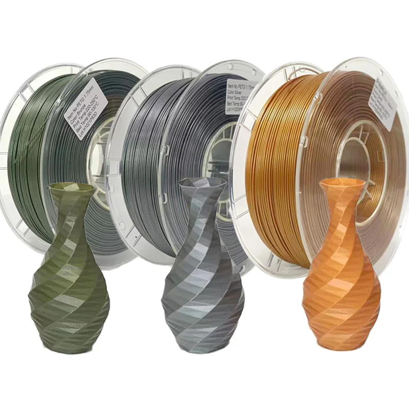 3D Best Quality 3d Printer Plastic Filament 1.75mm/3.0mm PETG White 335m Length 1kg/Spool High Precision 0.03mm Tolerance
3D Best Quality 3d Printer Plastic Filament 1.75mm/3.0mm PETG White 335m Length 1kg/Spool High Precision 0.03mm Tolerance