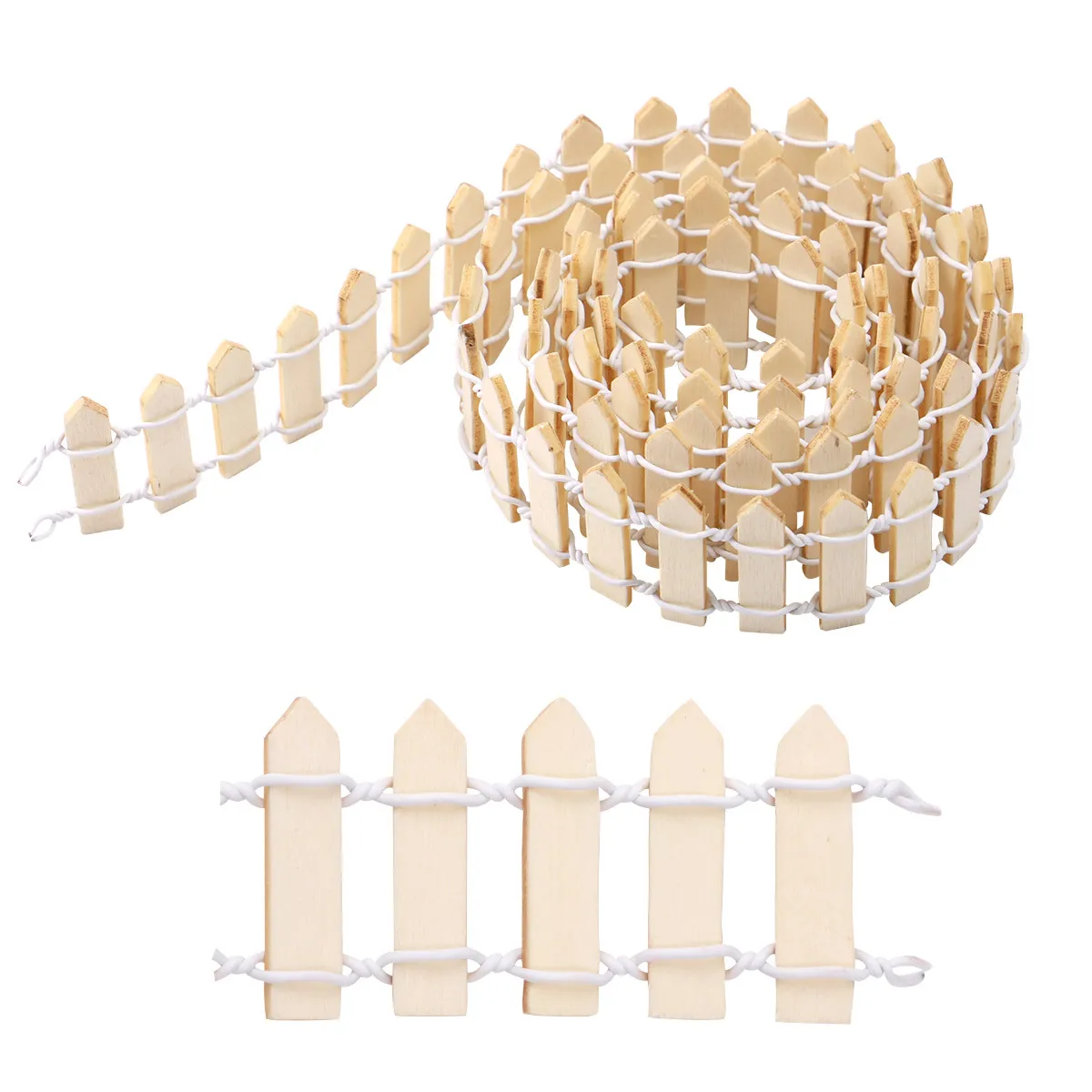 100Cm X 3Cm Wood Mini Fence Decorative Miniature Garden Courtyard Picket Fence Christmas Tree Decoration Fairy Garden Micro
100Cm X 3Cm Wood Mini Fence Decorative Miniature Garden Courtyard Picket Fence Christmas Tree Decoration Fairy Garden Micro