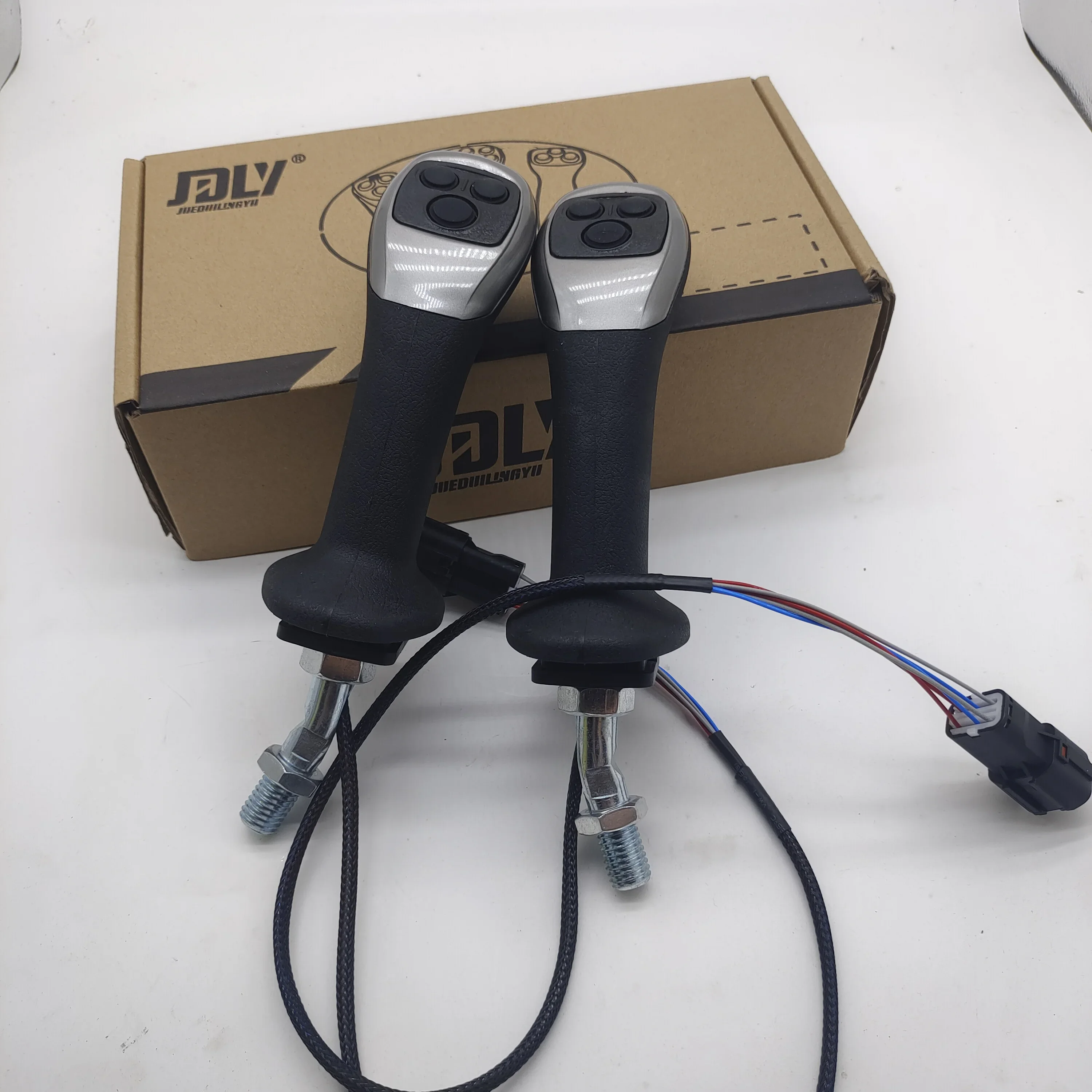 Wheel Excavator Conversion Clipper Grab Iron Joystick Handle Triple Push Button Pilot Valve Handle Rubber
Wheel Excavator Conversion Clipper Grab Iron Joystick Handle Triple Push Button Pilot Valve Handle Rubber