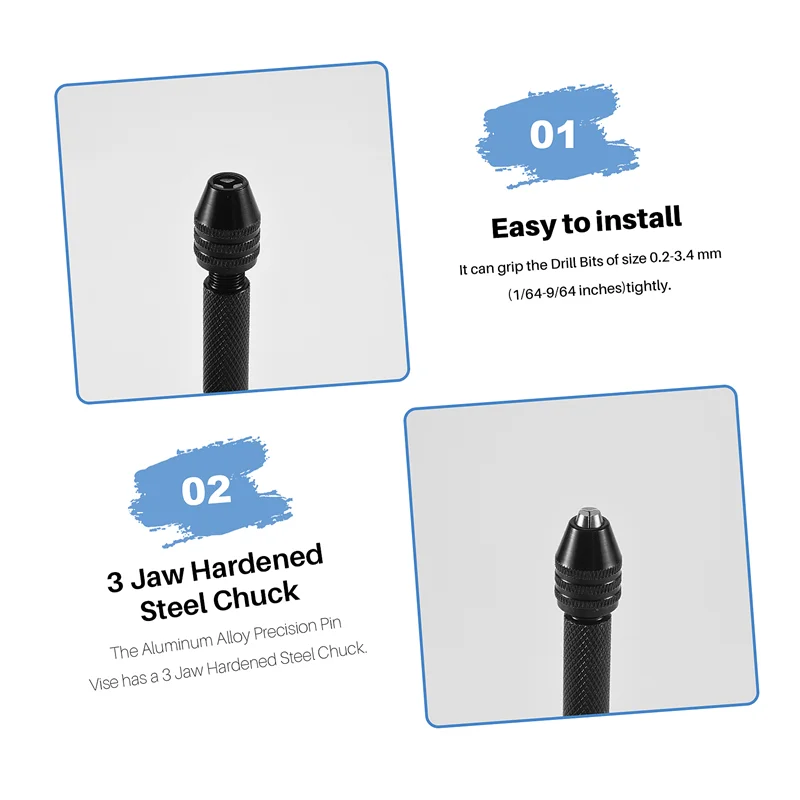 Hand Drill Set Precision Pin Vise With 25 Pieces Mini Twist Drill Bits For Model,Diy,Jewelry Making,Multipurpose Rotary Tool Dri 
Hand Drill Set Precision Pin Vise With 25 Pieces Mini Twist Drill Bits For Model,Diy,Jewelry Making,Multipurpose Rotary Tool Dri