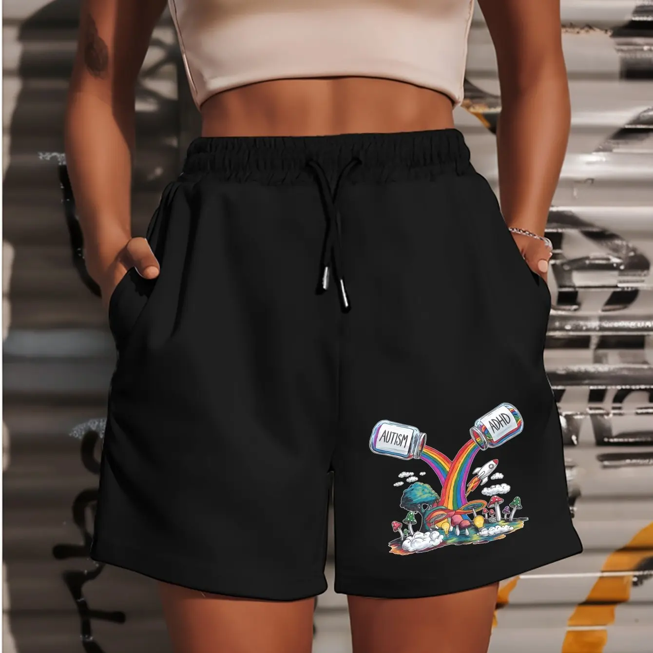 Large Autism Hyperactivity Disorder New Women's Shorts Summer Casual Versatile Trendy Pentagram Pants Summer Beach Pants
Large Autism Hyperactivity Disorder New Women's Shorts Summer Casual Versatile Trendy Pentagram Pants Summer Beach Pants