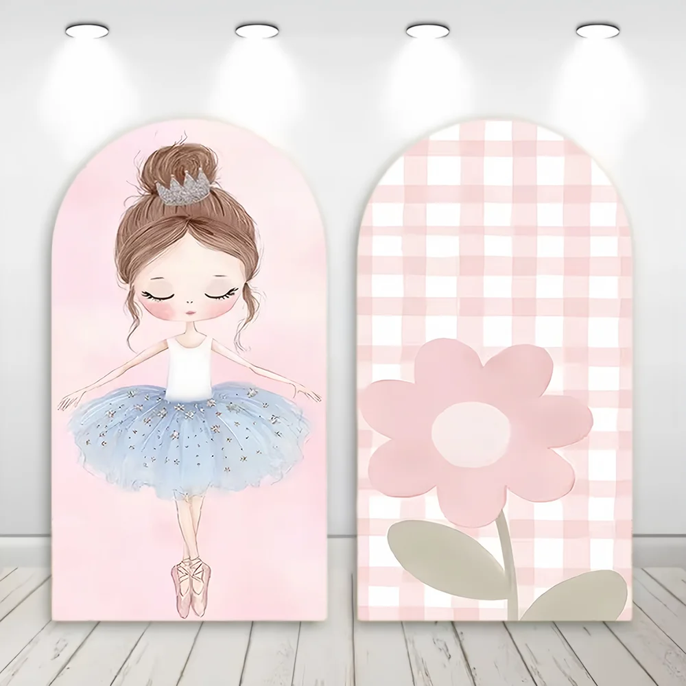 Custom 2-Sided Ballerina Pink Girls Dance Birthday Party Baby Shower Covers Chiara Arch Background Decor Backdrop Photo
Custom 2-Sided Ballerina Pink Girls Dance Birthday Party Baby Shower Covers Chiara Arch Background Decor Backdrop Photo