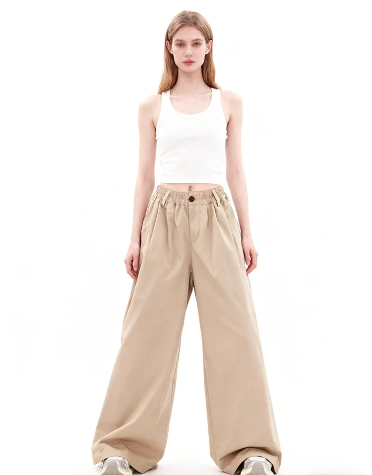 Pants Women Casual Girls Fashion Simple Khaki Cozy Streetwear Korean Style Daily All-match Youthful Temperament Students Lady
Pants Women Casual Girls Fashion Simple Khaki Cozy Streetwear Korean Style Daily All-match Youthful Temperament Students Lady