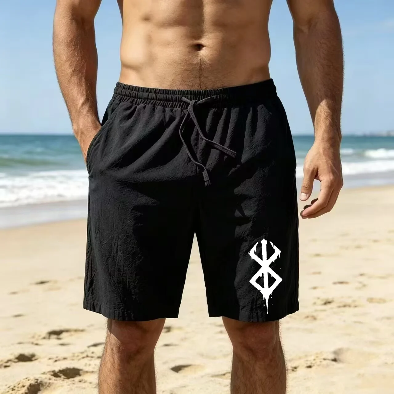 New Summer Men pocket Sweatpants Casual Shorts Men's Beach Shorts Y2K Short Trousers Print Label Sportswear Men
New Summer Men pocket Sweatpants Casual Shorts Men's Beach Shorts Y2K Short Trousers Print Label Sportswear Men