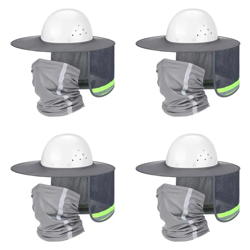 HOES-8 Pcs Sun Hard Hat Neck Protection High Visibility Full Brim Mesh Sun Protection And Neck Gaiter Bandana Face Scarf A
HOES-8 Pcs Sun Hard Hat Neck Protection High Visibility Full Brim Mesh Sun Protection And Neck Gaiter Bandana Face Scarf A