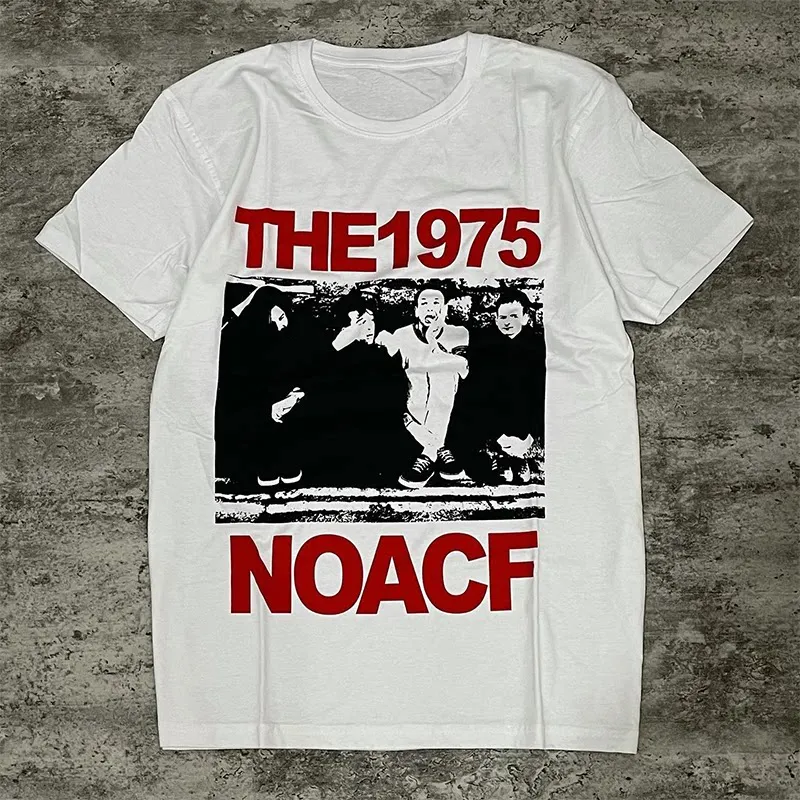 THE1975 Band Album NOACF British Alternative Rock Music Punk Pure Cotton Loose Men's and Women's Short-sleeved T-shirts
THE1975 Band Album NOACF British Alternative Rock Music Punk Pure Cotton Loose Men's and Women's Short-sleeved T-shirts