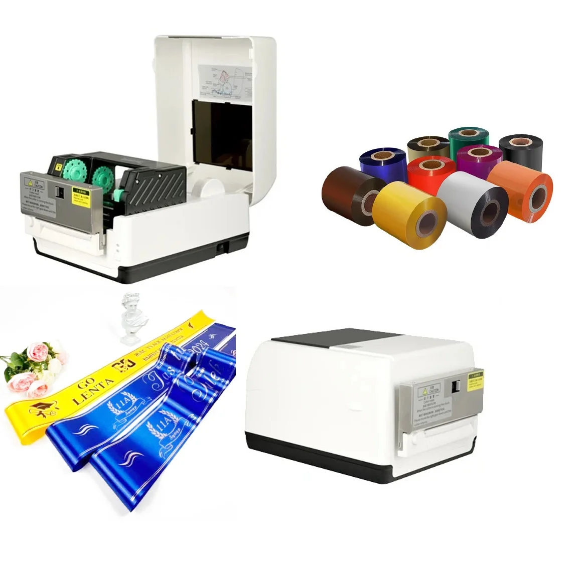 Multifunction 300DPI Thermal Transfer Barcode Printer With Cutter Bluetooth Foil Ribbon Printer For Satin Ribbon/Care Labels
Multifunction 300DPI Thermal Transfer Barcode Printer With Cutter Bluetooth Foil Ribbon Printer For Satin Ribbon/Care Labels