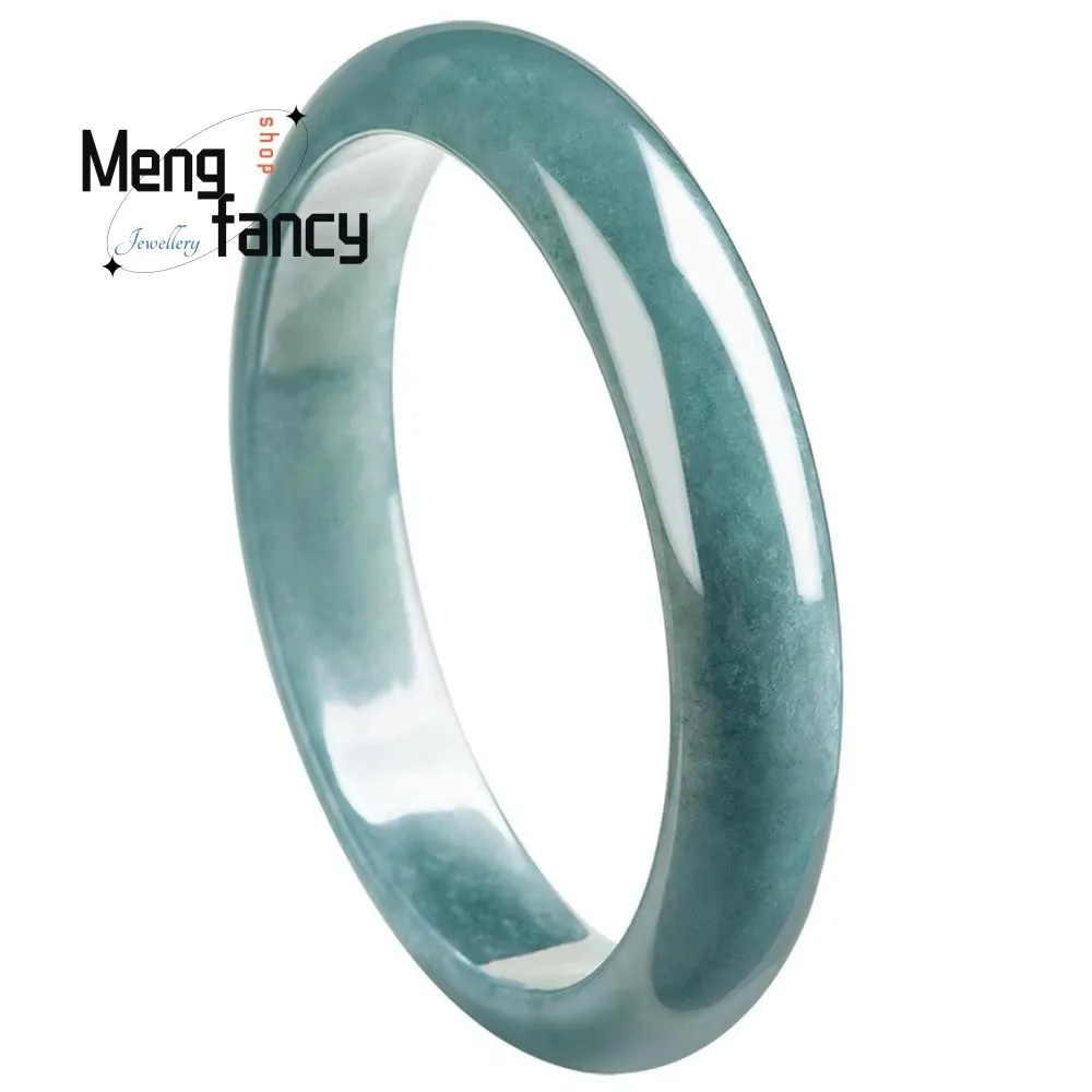 Natural A-goods Jadeite Blue Water Positive Circle Peace Bangle Ice Jade Exquisite Best Selling Fashion Luxury Quality Jewelry
Natural A-goods Jadeite Blue Water Positive Circle Peace Bangle Ice Jade Exquisite Best Selling Fashion Luxury Quality Jewelry