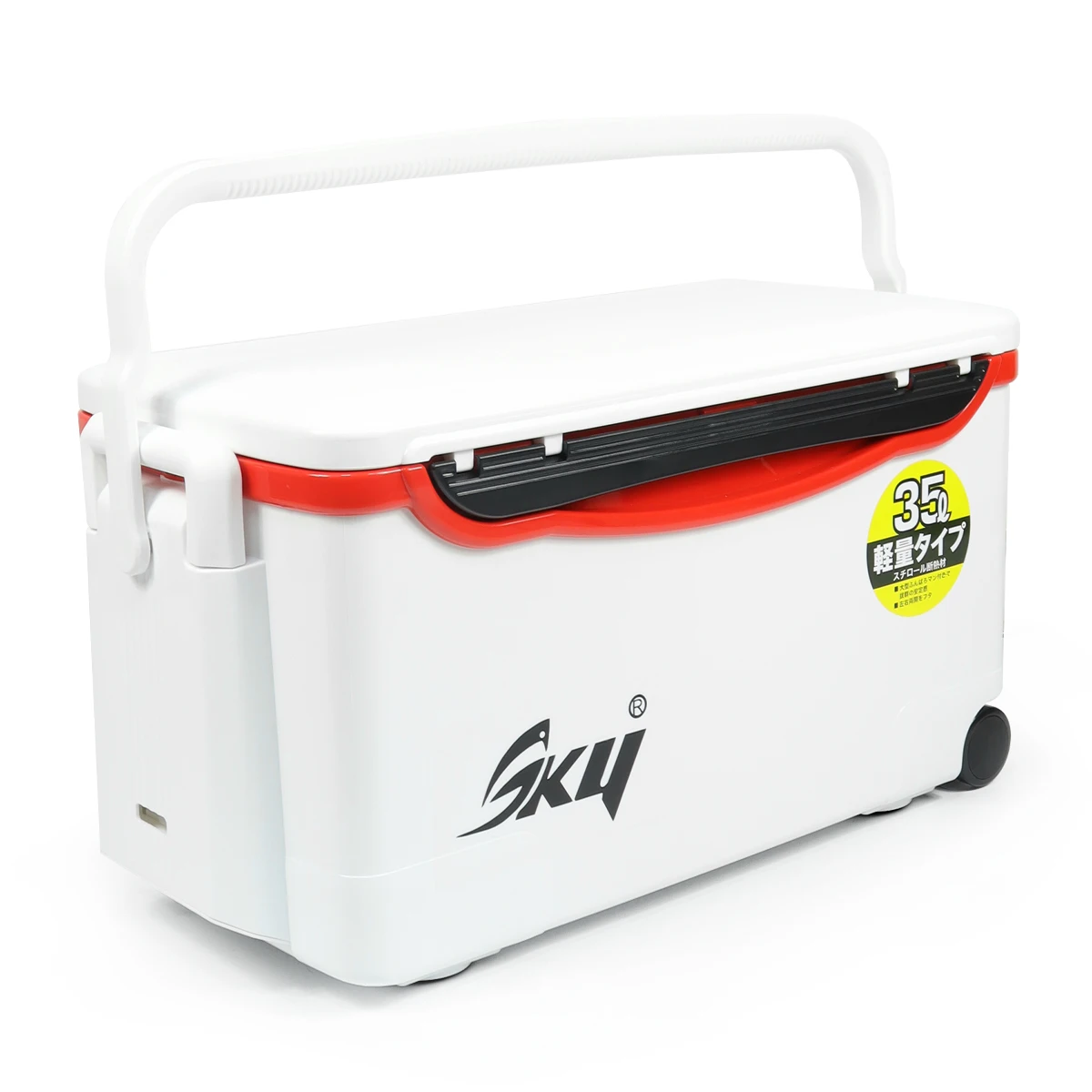 35L Fishing Tackle Box Large Capacity Telescopic Drawbar Design with Wheel Keep Temperature Fishing Accessorie Storage Case
35L Fishing Tackle Box Large Capacity Telescopic Drawbar Design with Wheel Keep Temperature Fishing Accessorie Storage Case