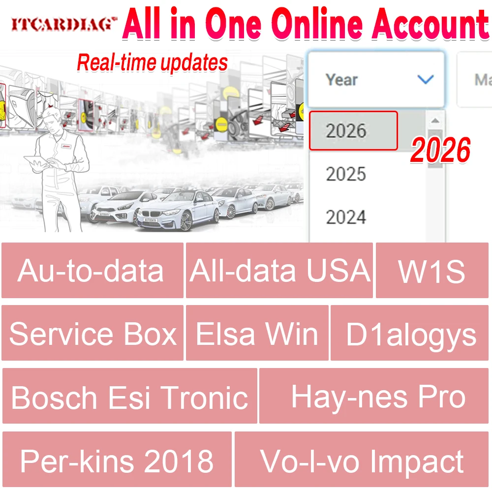Онлайн-аккаунт 2026 для Alldata All Data Workshop Auto-data Auto Data Haynes PRO WIS Service Box Программное обеспечение для ремонта мастерской
Онлайн-аккаунт 2026 для Alldata All Data Workshop Auto-data Auto Data Haynes PRO WIS Service Box Программное обеспечение для ремонта мастерской
