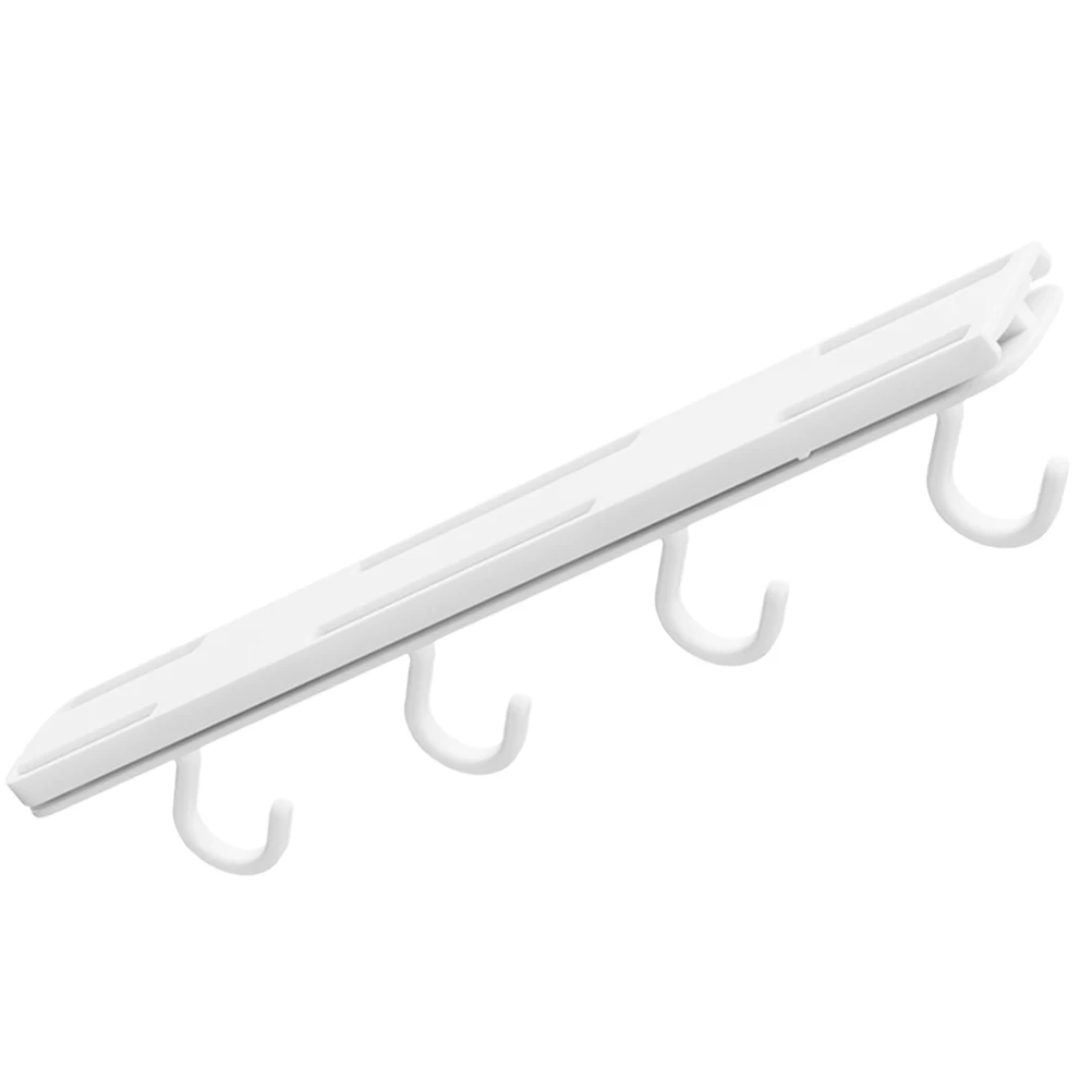 No Punching Hooks White Kitchen Hooks for Hanging Mugs Sliding Hook Space-saving Organizer Mug Rack Under Shelf Cupboard Rack
No Punching Hooks White Kitchen Hooks for Hanging Mugs Sliding Hook Space-saving Organizer Mug Rack Under Shelf Cupboard Rack