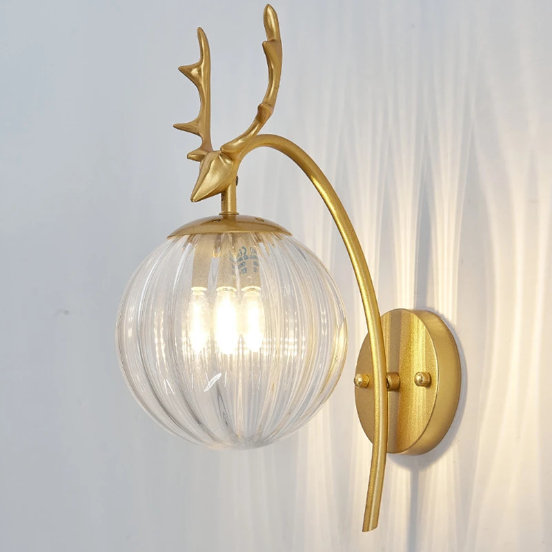 Nordic Modern Wall Lamp Iron Glass Ball Wall Lamps For Living Room Bedroom Home Decor Gold Bedside Wall Light Bathroom Fixtures
Nordic Modern Wall Lamp Iron Glass Ball Wall Lamps For Living Room Bedroom Home Decor Gold Bedside Wall Light Bathroom Fixtures
