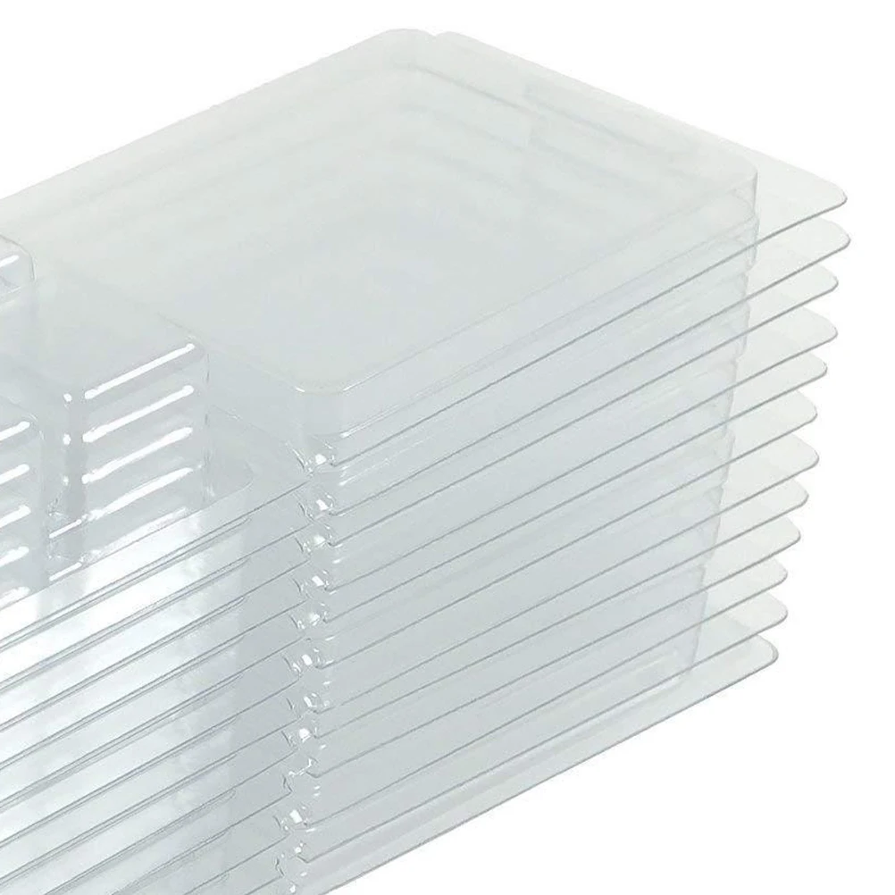 50 PCS Transparent Box Organisers Storage Clear Wax Melt Packaging Desktop Organizer 
50 PCS Transparent Box Organisers Storage Clear Wax Melt Packaging Desktop Organizer