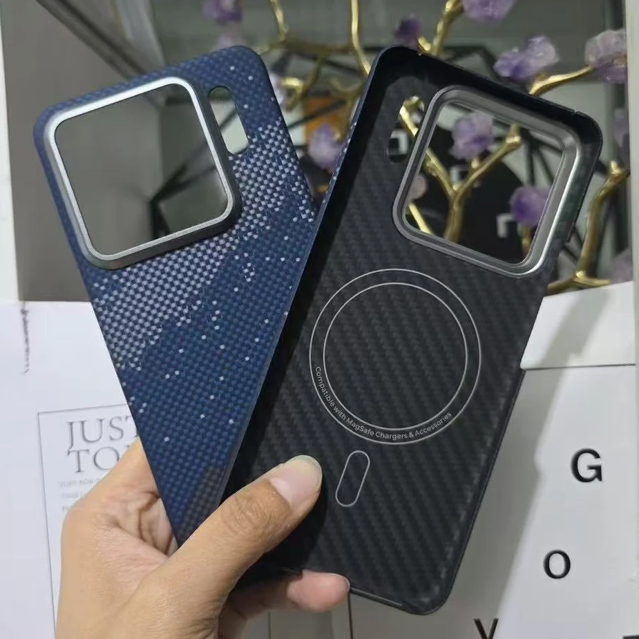 Magnetic Aramid Fiber Phone Case for Xiaomi Mi 15S Pro Magsafe Case Carbon Fiber Back Cover on For Xiaomi 15s Pro Carbon Case
Magnetic Aramid Fiber Phone Case for Xiaomi Mi 15S Pro Magsafe Case Carbon Fiber Back Cover on For Xiaomi 15s Pro Carbon Case
