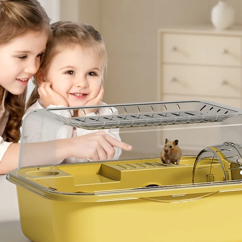 Hamster Cage Anti Escape Transparent Safety House Luxury Double Deck Villa Platforms Home Pet Habitat For Kids Birthday Gift
Hamster Cage Anti Escape Transparent Safety House Luxury Double Deck Villa Platforms Home Pet Habitat For Kids Birthday Gift