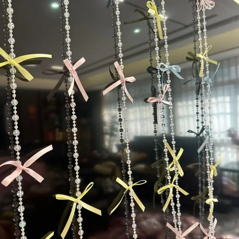 100 Pcs Ballet-style Bow Bead Curtain Hangings For Event Party Dreamy Door Bedroom Curtain With Beads For Home Decoration
100 Pcs Ballet-style Bow Bead Curtain Hangings For Event Party Dreamy Door Bedroom Curtain With Beads For Home Decoration