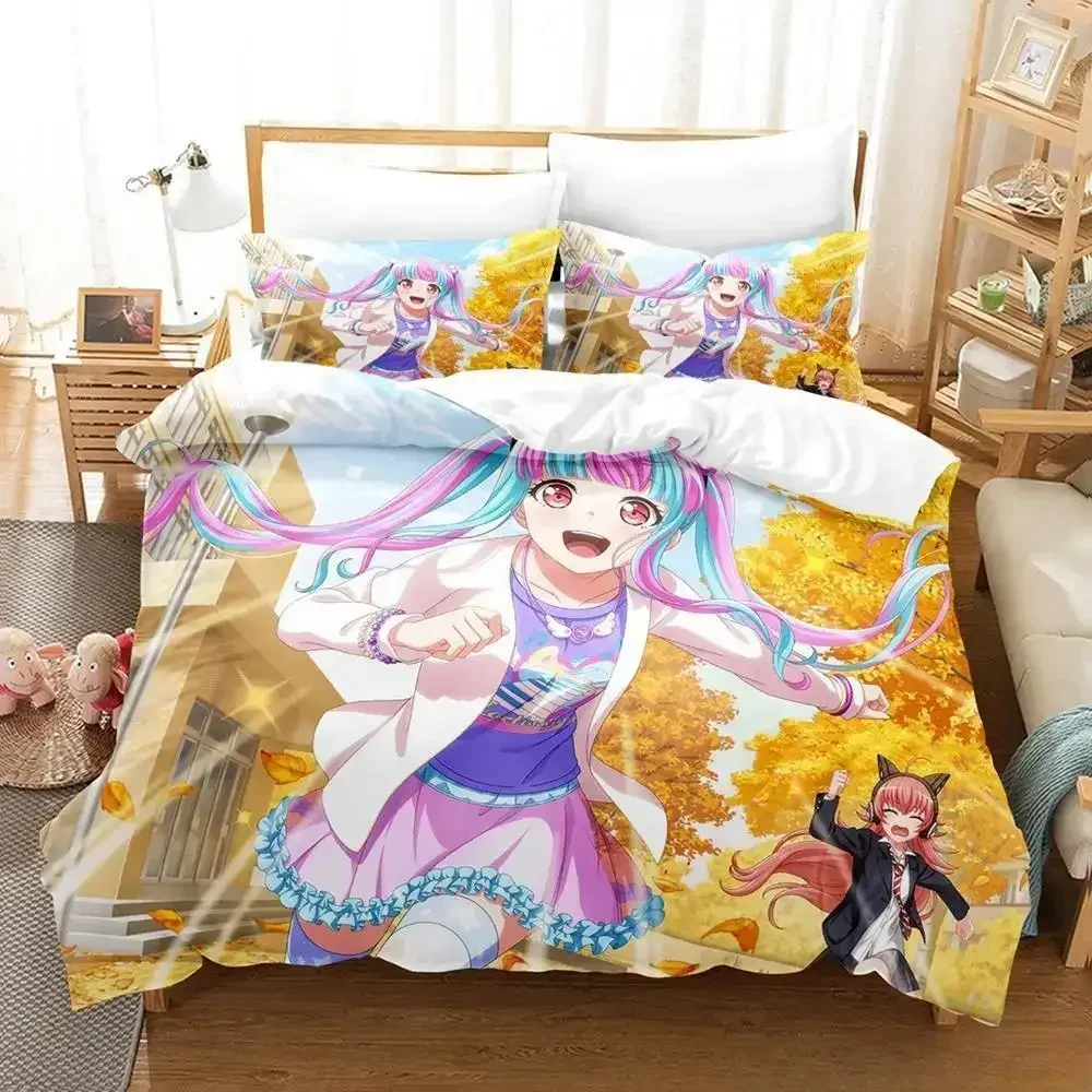 Новый комплект постельного белья RAISE A SUILEN Single Twin Full Queen King Size, комплект постельного белья для взрослых и детей, комплекты пододеяльников для спальни, комплект простыней в стиле аниме
Новый комплект постельного белья RAISE A SUILEN Single Twin Full Queen King Size, комплект постельного белья для взрослых и детей, комплекты пододеяльников для спальни, комплект простыней в стиле аниме