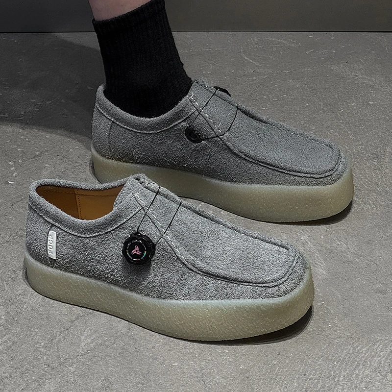 Spring Summer Couple Thick Soled Casual Breathable Anti Slip Suede Simple Fashionable Daily Commuting Driving Lazy Shoes
Spring Summer Couple Thick Soled Casual Breathable Anti Slip Suede Simple Fashionable Daily Commuting Driving Lazy Shoes