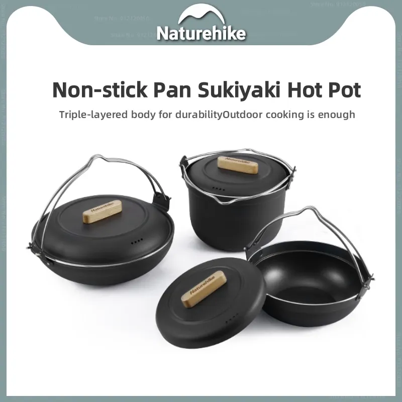 Naturehike Outdoor Camping Non-stick Pan Sukiyaki Hot Pot Rice Cooker Hanging Cooking Pot Picnic Portable Travel Cookware
Naturehike Outdoor Camping Non-stick Pan Sukiyaki Hot Pot Rice Cooker Hanging Cooking Pot Picnic Portable Travel Cookware