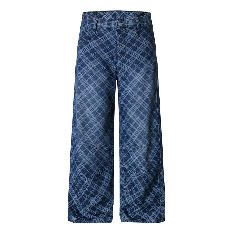 GXFortune Американские ретро клетчатые джинсовые джинсы для мужчин и женщин Design Sense Waed Wrinkle Повседневные индивидуальные длинные брюки
GXFortune Американские ретро клетчатые джинсовые джинсы для мужчин и женщин Design Sense Waed Wrinkle Повседневные индивидуальные длинные брюки