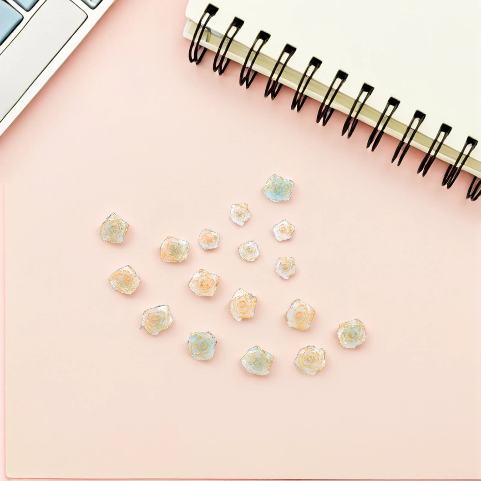 100pcs Nail Art Decorations Floral Jewels Embellishments 3D Rose Camellia Gradient Colors Mixed Sizes DIY Supplies
100pcs Nail Art Decorations Floral Jewels Embellishments 3D Rose Camellia Gradient Colors Mixed Sizes DIY Supplies