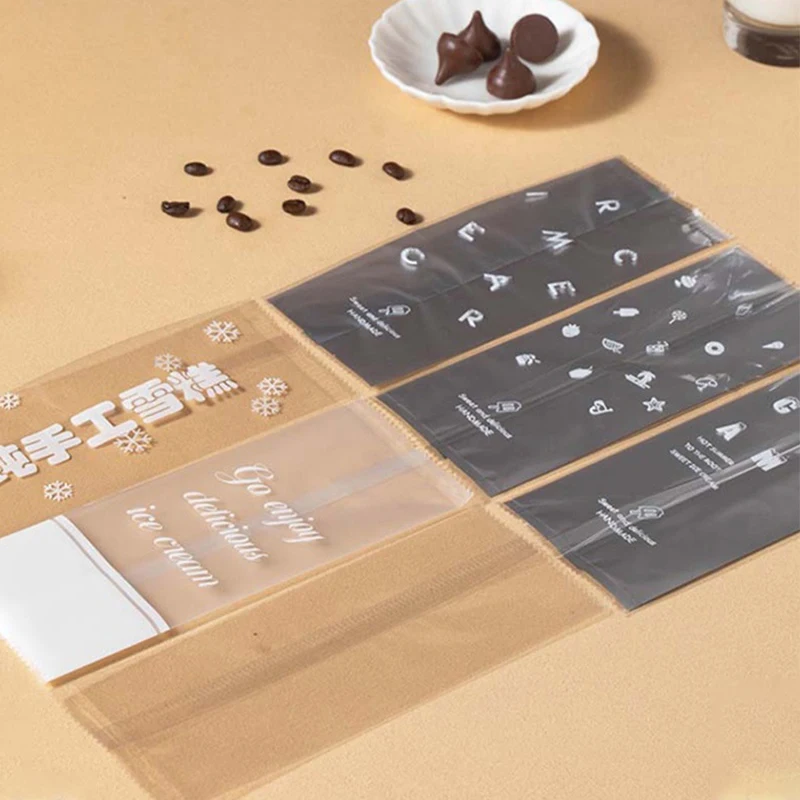 100pcs Ice Cream Bag Ice Cream Wooden Stick Plastic Machine Sealing Bag Homemade Transparent Popsicle Bag
100pcs Ice Cream Bag Ice Cream Wooden Stick Plastic Machine Sealing Bag Homemade Transparent Popsicle Bag