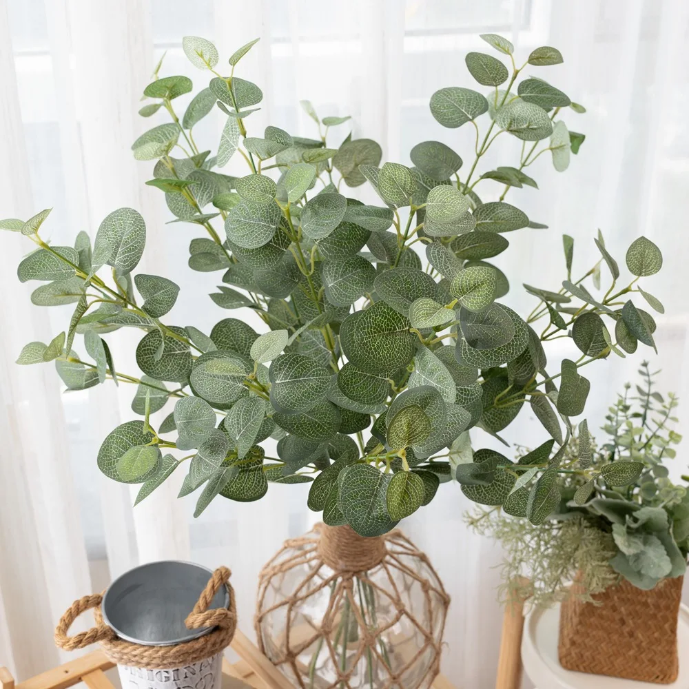 Nordic Eucalyptus Money Leaf Simulation Flower Accessories Pphotography rops Home Decoration Wedding Plants Wall Fake Flowers
Nordic Eucalyptus Money Leaf Simulation Flower Accessories Pphotography rops Home Decoration Wedding Plants Wall Fake Flowers