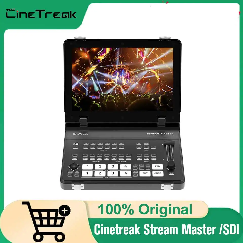 Cinetreak Stream Master/Stream Master SDI HD/SDI видеокоммутатор 10-дюймовый высокоточный экран многоканальный коммутатор
Cinetreak Stream Master/Stream Master SDI HD/SDI видеокоммутатор 10-дюймовый высокоточный экран многоканальный коммутатор