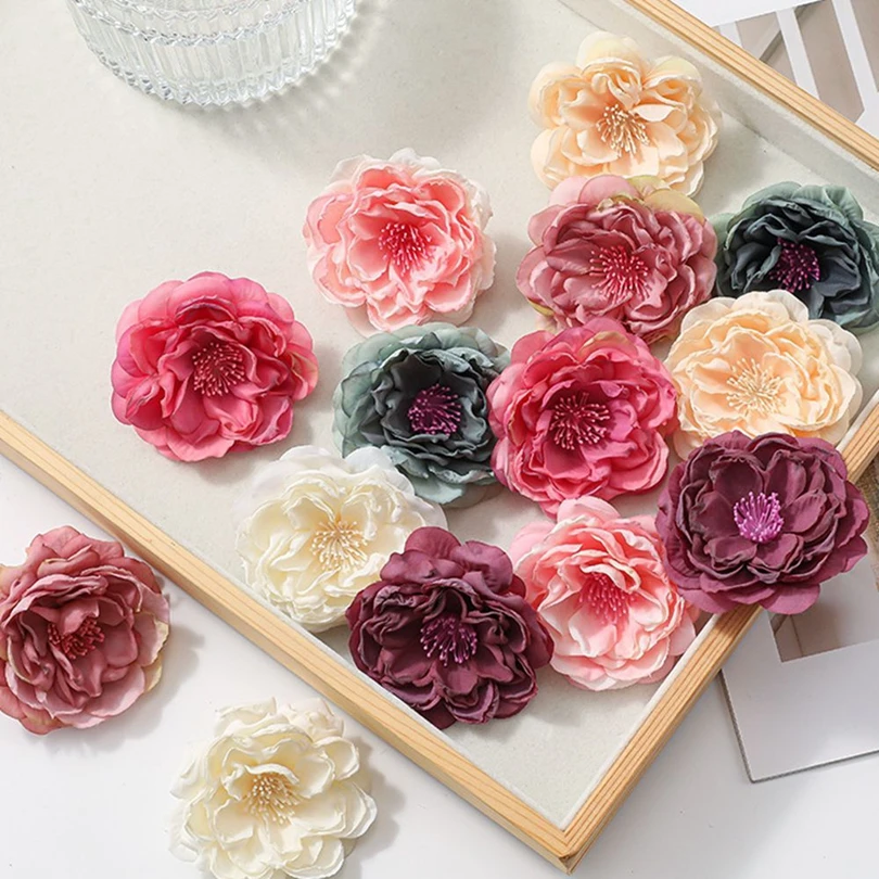 Artificial Flowers Silk Rose Head Wreaths Wedding Bridal Bouquet Flower Wall Headdress DIY Gift Candy Box Home Vase Table Decor
Artificial Flowers Silk Rose Head Wreaths Wedding Bridal Bouquet Flower Wall Headdress DIY Gift Candy Box Home Vase Table Decor