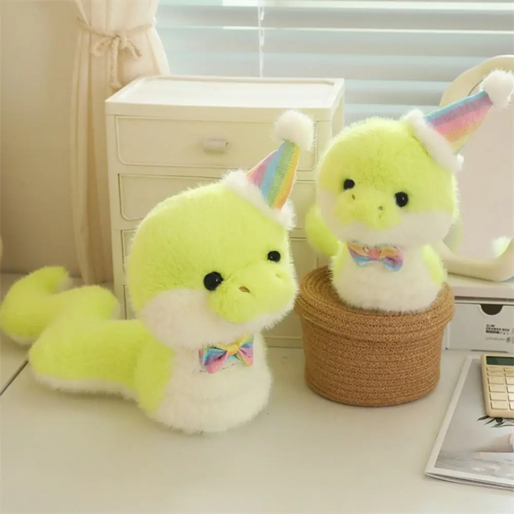 Birthday Hat Snake Year Plush Toy Good Luck PP Cotton Birthday Snake Year Mascot Toy Blessing Soft Lucky Snake Plush Doll
Birthday Hat Snake Year Plush Toy Good Luck PP Cotton Birthday Snake Year Mascot Toy Blessing Soft Lucky Snake Plush Doll