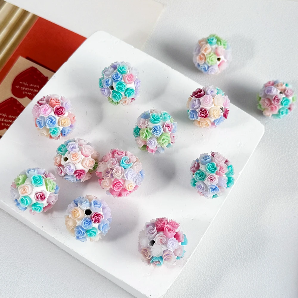 Clearance 40Pcs 20*20MM DIY Beads/Hand Made/Resin Effect/Jewelry Findings & Components/Flower Shape/Polymer Clay Bead
Clearance 40Pcs 20*20MM DIY Beads/Hand Made/Resin Effect/Jewelry Findings & Components/Flower Shape/Polymer Clay Bead