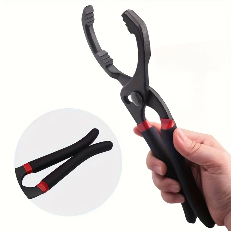 A heavy-duty adjustable car oil filter wrench with non-slip grip and quick assembly function — long handle, adjustable length, s
A heavy-duty adjustable car oil filter wrench with non-slip grip and quick assembly function — long handle, adjustable length, s