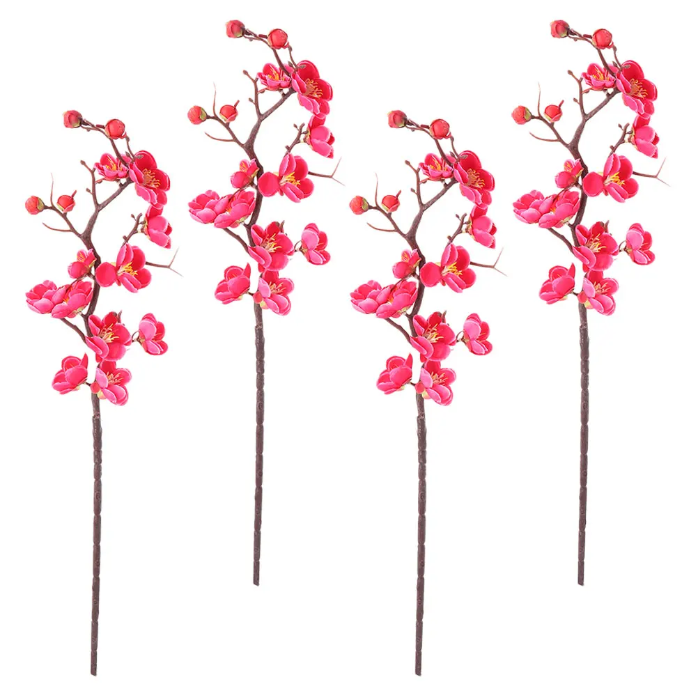 Artificial Silk Plum Blossom Red Flowers Home Decor Simulation Decorative Plants Fake Flowers For Home Party Wedding Household
Artificial Silk Plum Blossom Red Flowers Home Decor Simulation Decorative Plants Fake Flowers For Home Party Wedding Household