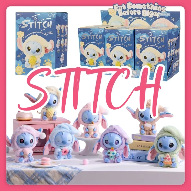 Disney New Stitch Eat Some Thing Before Sleep Series Vinyl Blind Box Bag Pendant Cute Plush Doll Mystery Box Toy Surprise Gifts
Disney New Stitch Eat Some Thing Before Sleep Series Vinyl Blind Box Bag Pendant Cute Plush Doll Mystery Box Toy Surprise Gifts
