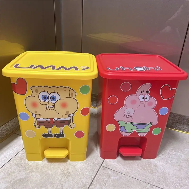 Spongebob Squarepants Cartoon Creative Waste Bin Cute And High Beauty Storage Barrel Home Living Room Pedal With Lid Garbage Bin
Spongebob Squarepants Cartoon Creative Waste Bin Cute And High Beauty Storage Barrel Home Living Room Pedal With Lid Garbage Bin