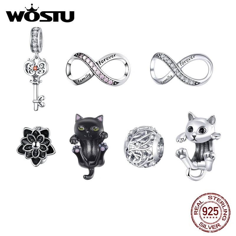 WOSTU HOT SALE 925 Sterling Silver Sparkling Flower Cat Vine Dangle Charm Beads Fit Original Bracelet Pendant Necklace Jewelry
WOSTU HOT SALE 925 Sterling Silver Sparkling Flower Cat Vine Dangle Charm Beads Fit Original Bracelet Pendant Necklace Jewelry