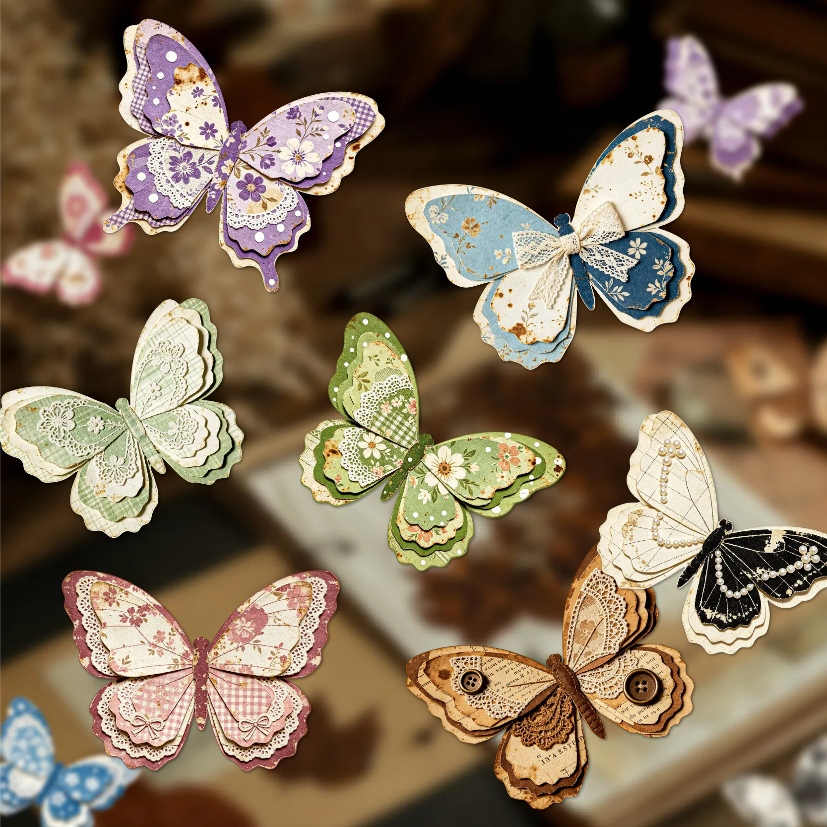 Vintage Colorful Flower Butterfly Landscape Sticker Creative DIY Journal Material Collage Scrapbooking Stationery
Vintage Colorful Flower Butterfly Landscape Sticker Creative DIY Journal Material Collage Scrapbooking Stationery