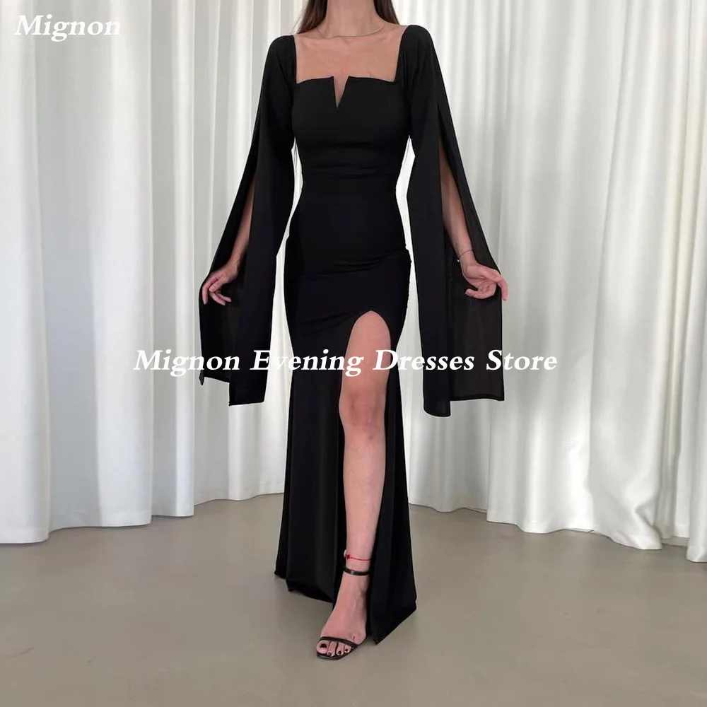 Mignon Satin Mermaid Boat Neck Ruffle Arab Prom Gown Floor-length Saudi Elegant Formal Evening Party Dress for Women 2023
Mignon Satin Mermaid Boat Neck Ruffle Arab Prom Gown Floor-length Saudi Elegant Formal Evening Party Dress for Women 2023