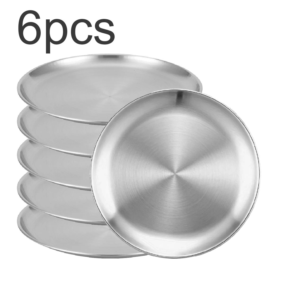 6-Piece Stainless Steel Plates, Camping Plates, Reusable Dinnerware, Ideal for Family, Picnic, and Camping Use
6-Piece Stainless Steel Plates, Camping Plates, Reusable Dinnerware, Ideal for Family, Picnic, and Camping Use