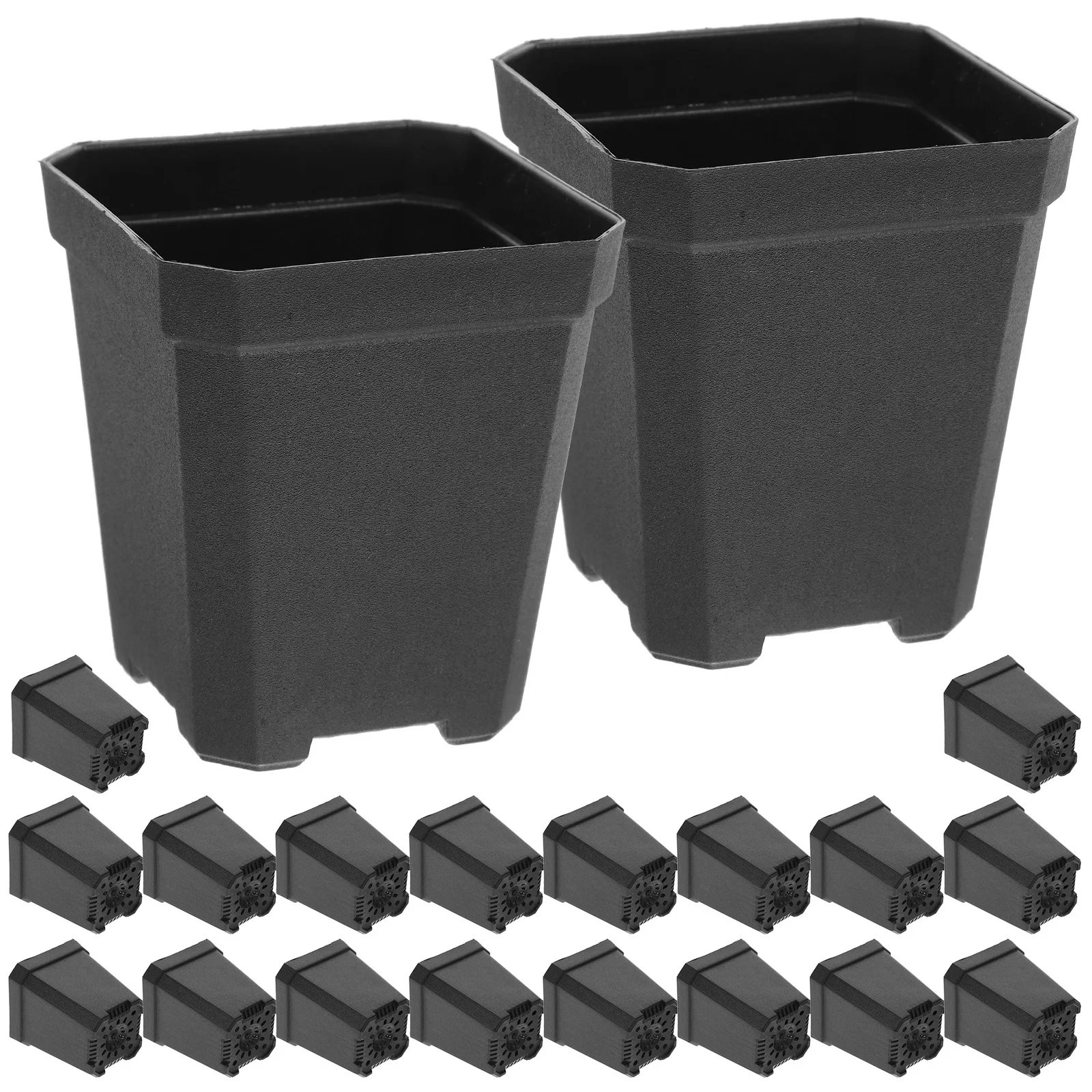 20pcs Plastic Seedling With Drainage Holes Large Nursery For Indoor Outdoor Garden Planting Flower Containers Grow Pots For
20pcs Plastic Seedling With Drainage Holes Large Nursery For Indoor Outdoor Garden Planting Flower Containers Grow Pots For