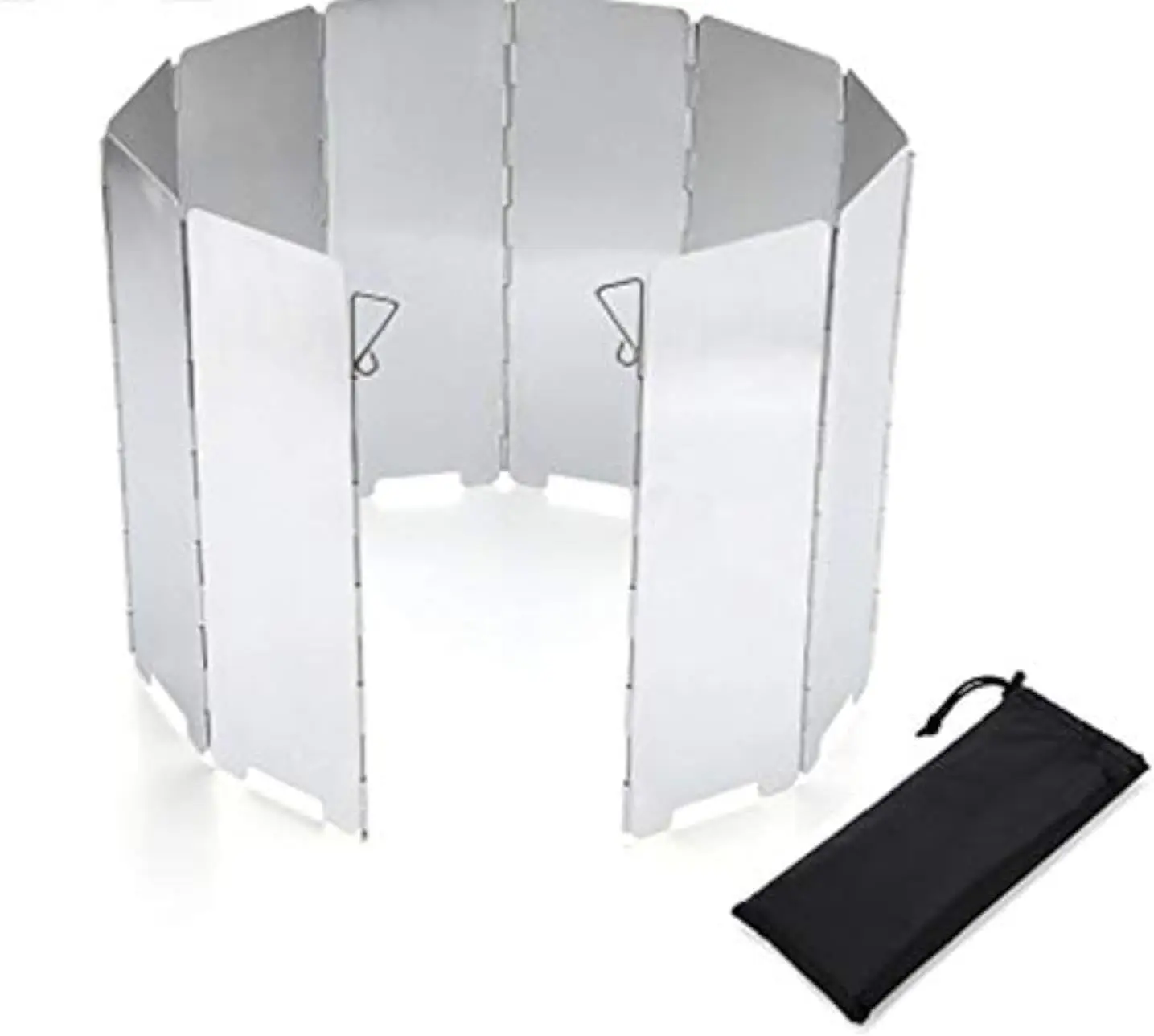 Folding Stove Windscreen 10 Panels Wind Shield Aluminium Alloy Windshield Camp Stove Wind Screen for Stove in Camping
Folding Stove Windscreen 10 Panels Wind Shield Aluminium Alloy Windshield Camp Stove Wind Screen for Stove in Camping