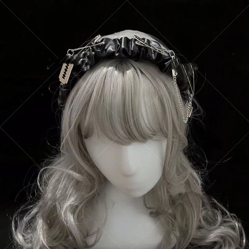 Subculture Punk Hottie Headdress Women Street Cosplay Lolita Headwear Harajuku Hip Hop Headband Black Kawaii Hair Accessories
Subculture Punk Hottie Headdress Women Street Cosplay Lolita Headwear Harajuku Hip Hop Headband Black Kawaii Hair Accessories